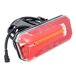 Lampa tylna WAŚ W150DD LED 6 funkcji uniwersalna