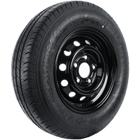 Koło wzmacniane do przyczepy OPONA LINGLONG 165/80 R13C 96/94N FELGA UNITRAILER czarna 4.5Jx13"H2 5x112 ET:30